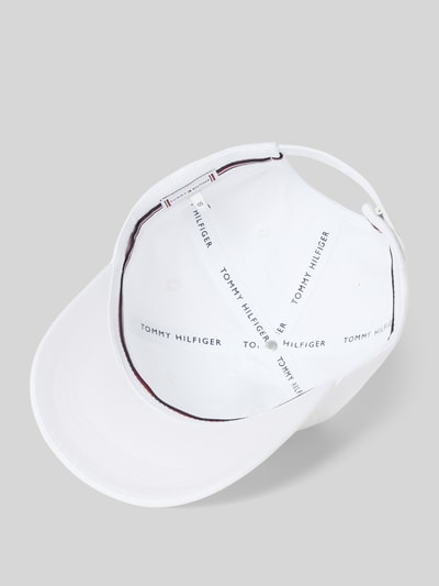 Tommy Hilfiger Czapka z daszkiem z czystej bawełny Biały 2
