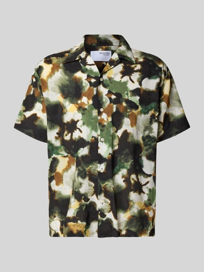 SELECTED HOMME Relaxed Fit Freizeithemd aus Baumwoll-Mix Modell 'RELAXAIR' Gruen 2