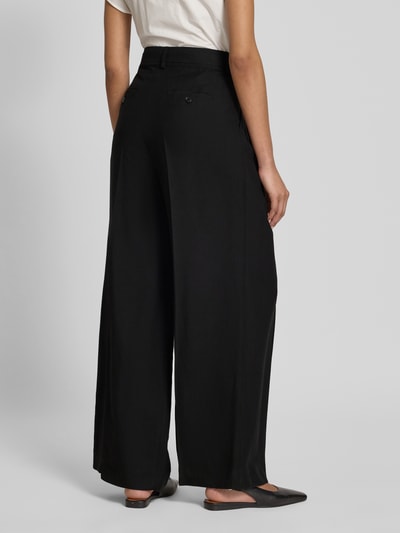 Weekend Max Mara Wide Leg Bundfaltenhose mit Bügelfalten Modell 'VELIERO' Black 5