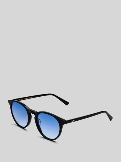 MessyWeekend Runde Sonnenbrille Modell 'NEW DEPP' BLACK 3