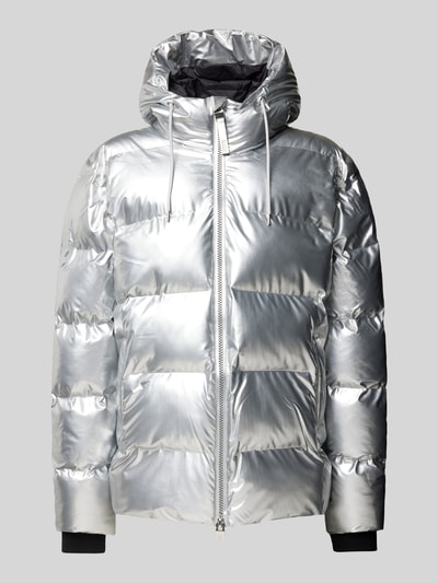 RAINS Regular Fit Steppjacke mit Kapuze Modell 'ALTER' Silber 2