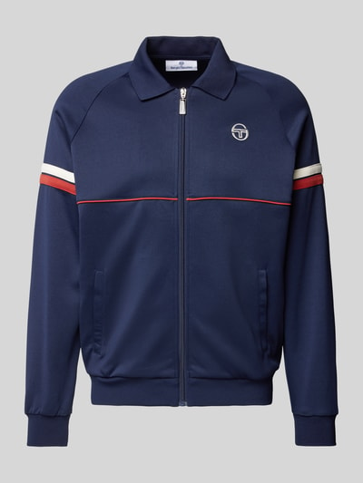 SERGIO TACCHINI Trainingsjack met platte kraag, model 'ORION' Marineblauw - 2