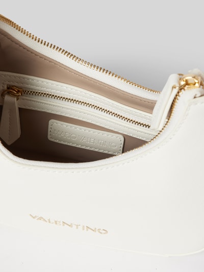 VALENTINO BAGS Handtasche mit Label-Applikation Modell 'ZERO RE' Weiss 4