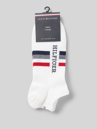 Tommy Hilfiger Socken mit Label-Print im 2er-Pack Weiss 3