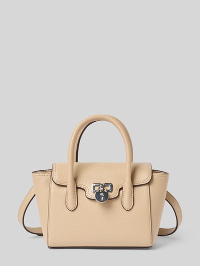 Lauren Ralph Lauren Handtasche aus Rindsleder mit Tragehenkeln Sand 2