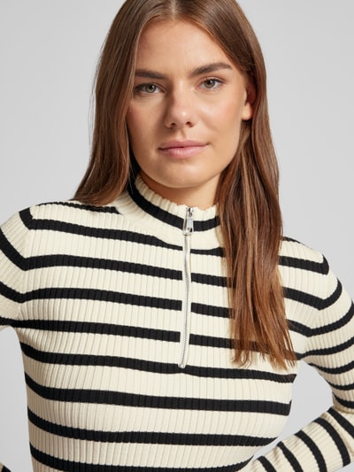 EDITED Gebreide pullover met turtleneck, model 'Alison' Offwhite - 3