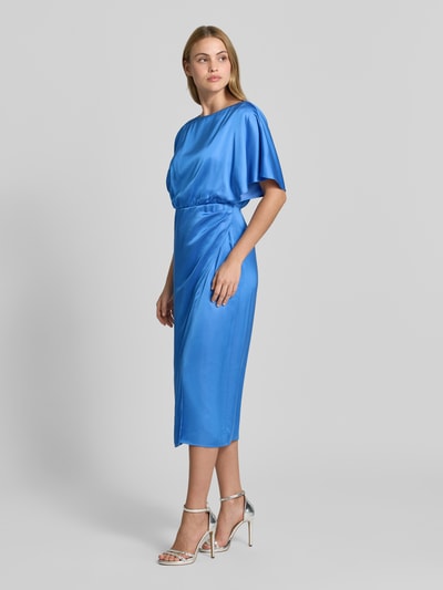 COMMA Schimmerndes Midikleid im One-Shoulder-Look Royal 1