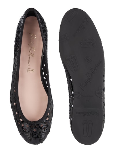 Pretty Ballerinas Ballerinas aus echtem Lackleder Black 4