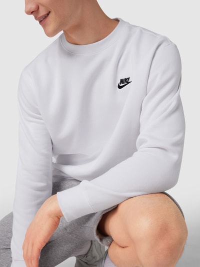 Nike Bluza z wyhaftowanym logo Biały 3