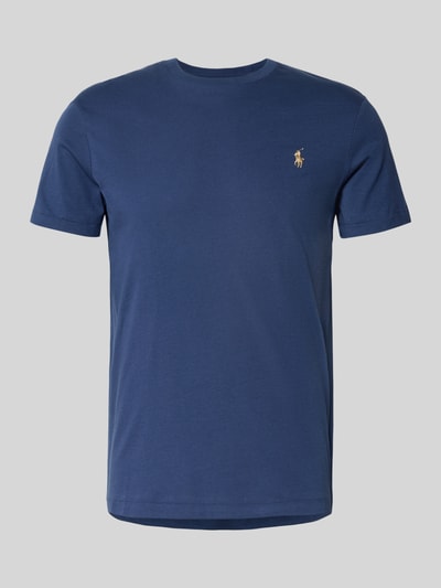 Polo Ralph Lauren Custom slim fit T-shirt met labelstitching Blauw gemêleerd - 2