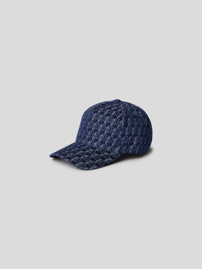 Dsquared2 Cap mit Allover-Logo Jeansblau 2