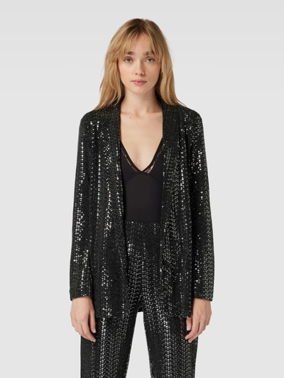 PIECES Blazer met pailletten, model 'SIDDY' Zwart - 4