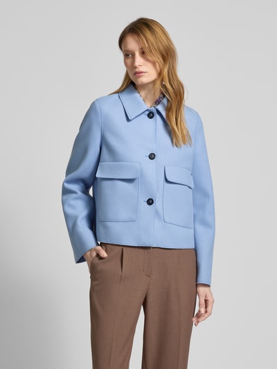 Cinque Jacke mit Umlegekragen Modell 'CIELVI' Hellblau 4