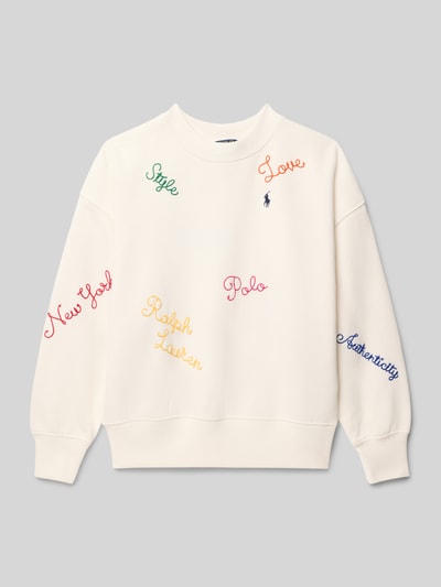 Polo Ralph Lauren Teens Sweatshirt met ronde hals Wit - 1