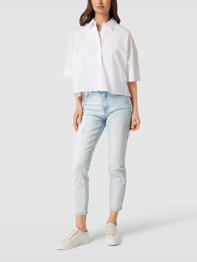 Vero Moda Spodnie jeansowe z przetarciami model ‘BRENDA’ Jasnoniebieski 1