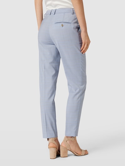 BOSS Spodnie materiałowe o kroju regular fit ze wzorem w kratę model ‘Tamata’ Jasnoniebieski 5