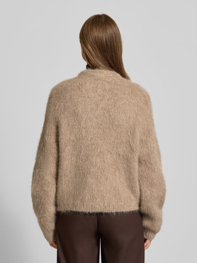 Someday Strickjacke mit Knopfleiste Modell 'Tamanah' Beige Melange 5