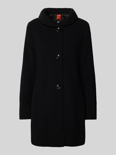 Gil Bret Regular Fit Mantel aus Lanawoll-Mix mit Kaschmir-Anteil Black 2