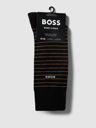 BOSS Socken mit Label-Detail im 2er-Pack Black 3