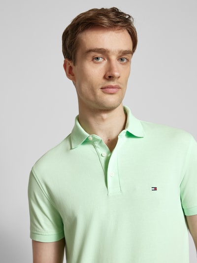 Tommy Hilfiger Koszulka polo z wyhaftowanym logo Miętowy 3