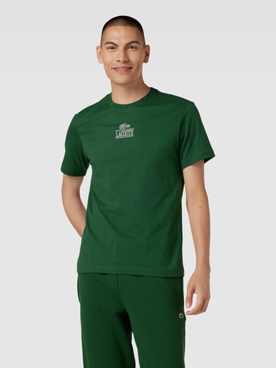 Lacoste T-Shirt mit Label-Print Gruen 4