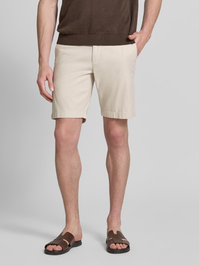 Marc O'Polo Slim Fit Shorts aus Baumwoll-Mix Modell 'SALO' Beige 4