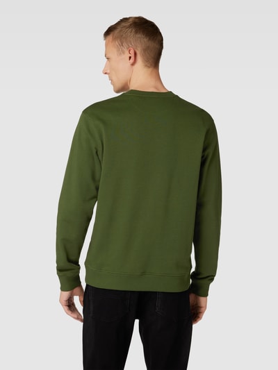 Scotch & Soda Sweatshirt mit Label-Patch Modell 'Essentials' Khaki 5