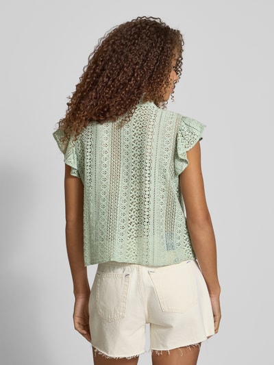 Only Regular Fit Blusentop aus Spitze Modell 'GABINA' Mint 5