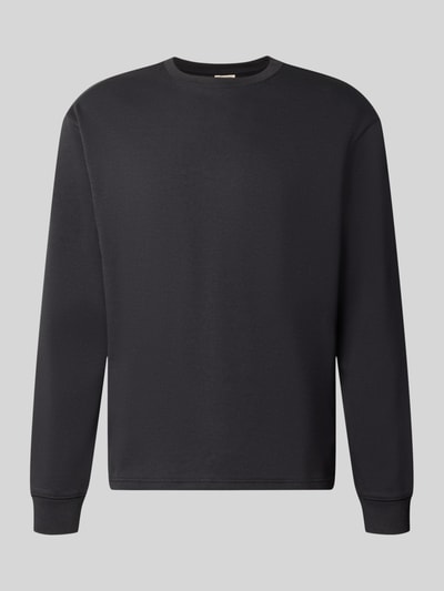 ONLY & SONS Relaxed Fit Langarmshirt aus Baumwoll-Mix Modell 'SCASPIAN' Black 1