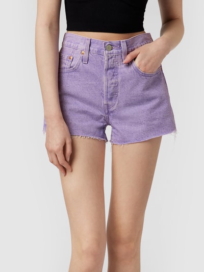 Levi's® High Rise Jeansshorts aus reiner Baumwolle Flieder 3