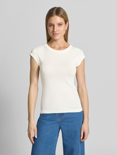 Marc O'Polo Slim Fit T-Shirt aus reiner Baumwolle Hellgrau 4
