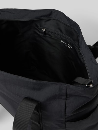 Marc O'Polo torba shopper z napisem z logo Czarny 5