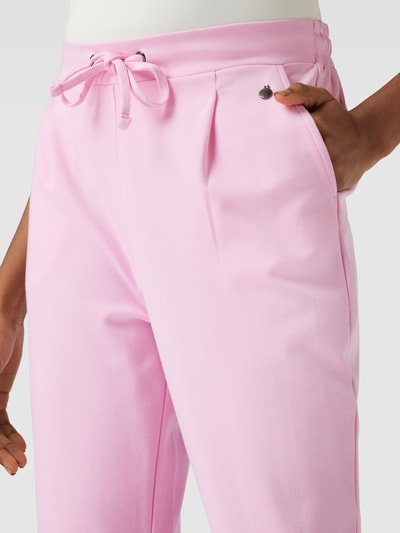 Fransa Stretch Fit Stoffhose mit Bundfalten Modell 'ZASTRETCH 1' Pink 3