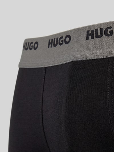 HUGO Regular fit boxershort in een set van 3 stuks Zwart - 2