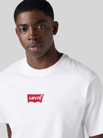 Levi's® regular fit T-shirt van puur katoen Wit - 3
