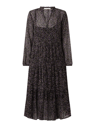 FREEBIRD Midikleid aus Chiffon Modell 'Danie' Schwarz 2
