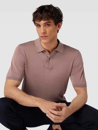 Roy Robson Poloshirt in effen design Paars - 3