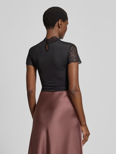 GUIDO MARIA KRETSCHMER WOMAN Slim Fit Body mit Spitzenbesatz Modell 'Rosalia' Black 5