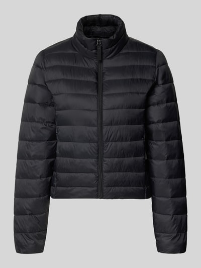 Produktfoto, czarna kurtka pikowana Regular Fit Steppjacke mit Stehkragen model 'TAHIA' von ONLY, damska kurtka puchowa