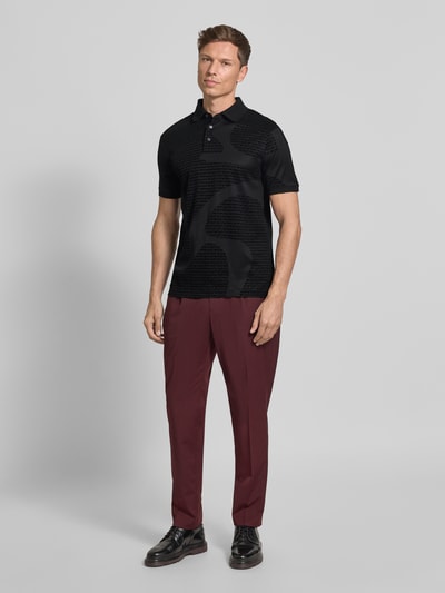Emporio Armani Poloshirt mit kurzer Knopfleiste Black 1