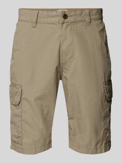 camel active Cargoshorts mit aufgesetzten Taschen Khaki 2