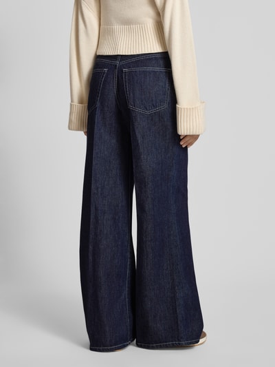 Gina Tricot Wide Fit Jeans mit Bügelfalte Jeansblau 5