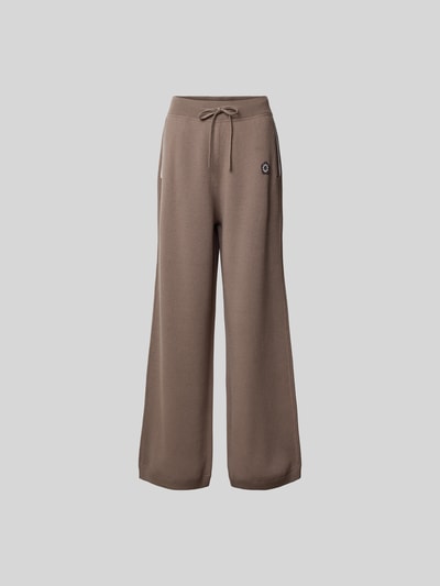 Kenzo Stoffhose mit elastischem Bund Taupe 2