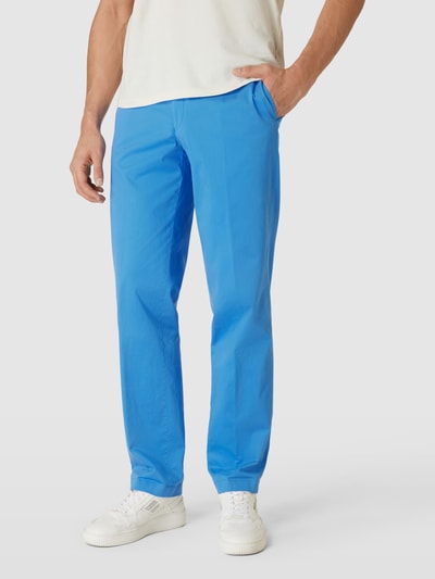 Hiltl Slim Fit Hose mit Bügelfalten Modell 'PEAKER' Royal 4