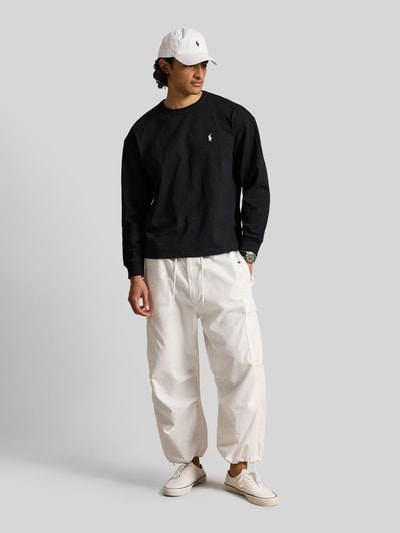 Polo Ralph Lauren relaxed fit shirt met lange mouwen van puur katoen Zwart - 1