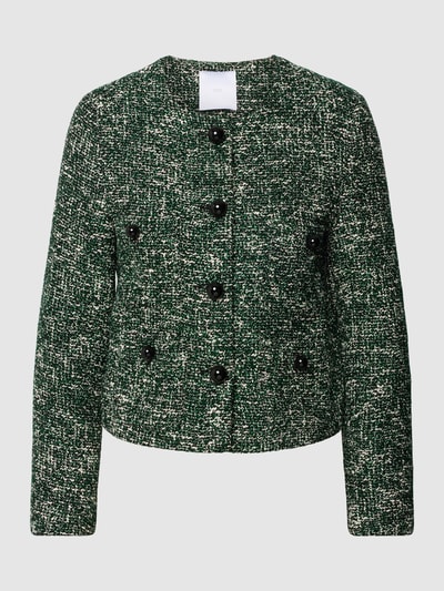 Mango Blazer mit Rundhalsausschnitt Modell 'WINTER' Grün 2
