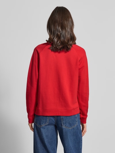 Marc O'Polo DENIM Bluza o kroju regular fit z czystej bawełny Czerwony 5