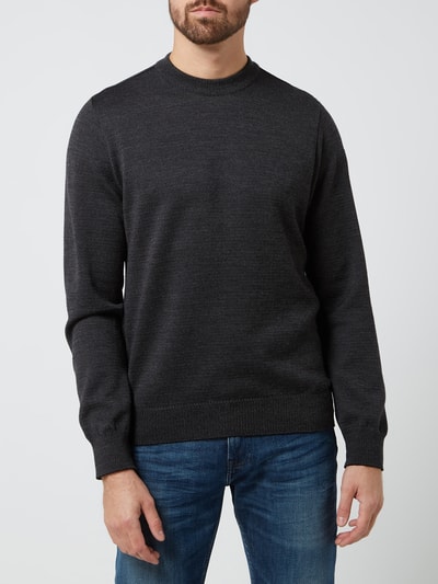 Paul & Shark Pullover van scheerwol Antraciet - 4