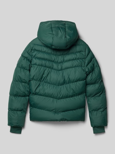 CARS JEANS Kurtka pikowana z kapturem model ‘HEYWARD’ Ciemnozielony 3