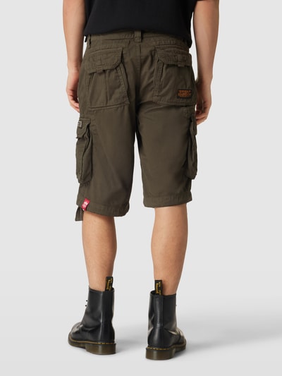 Alpha Industries Bermudas mit Cargotaschen Modell 'JET' Anthrazit 5